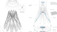 Konsep rumah tersebut didesain mampu menampung air dari embun dan kabut. Istimewa/Inhabitat.