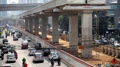 Mengintip Perkembangan Proyek LRT Jabodebek