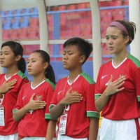 Portia mencuri atensi setelah tampil di ajang Piala AFF U-16 di Palembang. Namun, sayangnya Timnas harus kalah dari Laos dengan skor akhir 0-2. Foto: Instagram/@portia.fischer