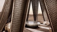 Sang designer, Dina Haddadin dan Rasem Kamal terinspirasi dari tanda asli suku badui. Istimewa/Inhabitat.