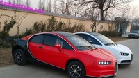 Buat yang ingin punya Bugatti khususnya Bugatti Chiron tapi nggak punya uang banyak, sudah tersedia versi murahnya. Mobil dibanderol Rp 84 juta. Foto: Dok. Carnewschina