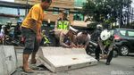 Momen Dibukanya Beton Rekayasa Lalin di Mampang