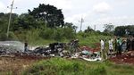 Penampakan Pesawat yang Jatuh di Havana dan Bawa 104 Penumpang