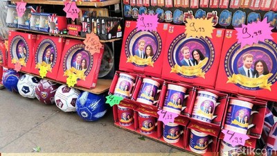Warna Warni Suvenir Royal Wedding Pangeran Harry-Meghan Markle