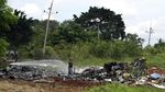 Penampakan Pesawat yang Jatuh di Havana dan Bawa 104 Penumpang
