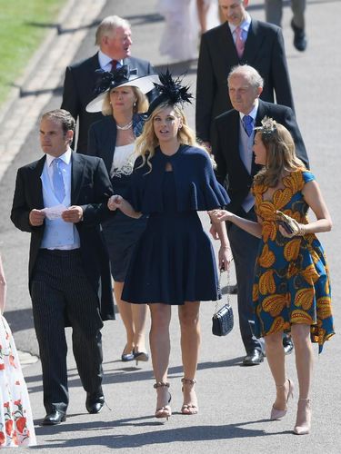 Chelsy Davy di pernikahan Pangeran Harry dan Meghan Markle pada Mei lalu. 