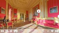 Ruangan tersebut dihiasi oleh ornamen-ornamen langit-langit yang dilukis oleh Antonio Verrio dan ukiran oleh Grinling Gibbons. Foto: royalcollection.co.uk