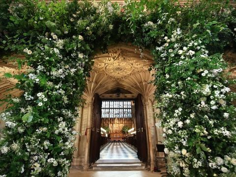 Dekorasi pernikahan Pangeran Harry dan Meghan Markle