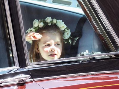 Ekspresi Ceria Putri Charlotte di Pernikahan Pangeran Harry