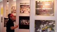 Pameran foto ini digelar di Kampus UI Salemba, Jakarta, Sabtu (19/5/2018).