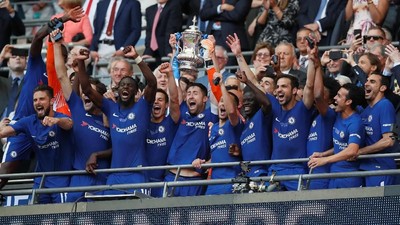 Juara Piala FA, Chelsea Tutup Musim dengan Manis