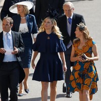 Adalah Chelsy Davy dan Cressida Bonas, dua mantan kekasih Pangeran Harry yang muncul di acara pernikahan Harry yang berlangsung di St. Georges Chapel, Kastil Windsor, Inggris, Sabtu (19/5/2018). Foto: Ian West- WPA Pool/Getty Images