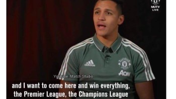 Alexis Sanchez kembali menjadi bahan di meme ini. Dia berkata ingin menang segalanya di United, tapi akhirnya malah jadi bahan tertawaan. Foto: istimewa