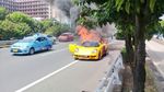 Ini Mobil Toyota MR2 Spyder yang Terbakar di Tol Slipi