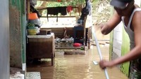 Tak ada yang mengungsi akibat banjir kali ini.  (Foto: Peti/detikcom)