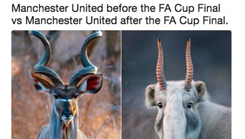 Sempat menjadi unggulan, MU ternyata tampil melempem di final Piala FA kali ini. Foto: istimewa