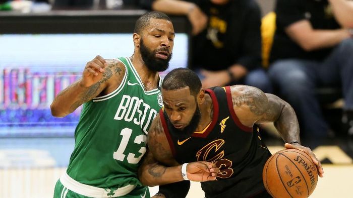 Cleveland Cavaliers menangi gim ketiga final Wilayah Timur NBA 2018 kontra Boston Celtics (Aaron Doster-USA TODAY Sports) Cleveland Cavaliers menangi gim ketiga final Wilayah Timur NBA 2018 kontra Boston Celtics (Aaron Doster-USA TODAY Sports)