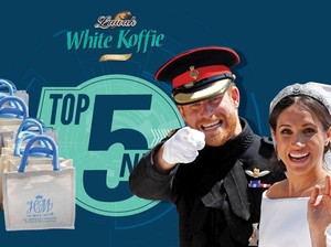 Isi Goodie Bag Harry-Meghan, Polantas Nyangkut di Atap Mobil