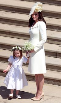 Kate Middleton bersama Putri Charlotte.