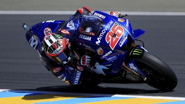 Maverick Vinales sedikit puas karena ada peningkatan dalam hal start di awal balapan.