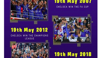 19 Mei tampaknya menjadi hari keramat bagi Chelsea. Foto: istimewa