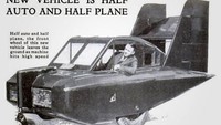 Maaf ini bukan mobil terbang. Roadplane diciptakan oleh Profesor T. Edward Moodie. Inovasi ini merupakan kendaraan dari setengah mobil dan setengah pesawat dengan kecepatan tinggi, Teknologi ini ada di tahun 1934. Istimewa/Cracked.