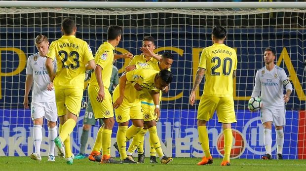 Real Madrid mengakhiri musim dengan hasil imbang lawan Villarreal.