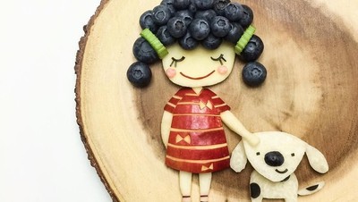 Yuk! Lihat Fruit Art Bentuk Bart Simpsons hingga Betty Boop yang Lucu