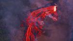 Ngeri! Penampakan Lava Gunung Kilauea dari Ketinggian
