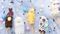 Bananimals adalah nama untuk konsep makanan ini. Pisang yang ditusuk menggunakan stik es krim ini dihias jadi berbagai bentuk hewan menggemaskan mulai kelinci, domba hingga bebek. Foto: instagram @luxeandthelady