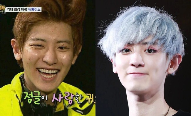 Sibuk konser dan terus-terusan terpapar dengan makeup rupanya pernah membuat wajah Chanyeol EXO tampak berjerawat. Foto: ist.