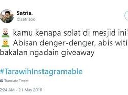 Deretan Cuitan Kocak #TarawihInstagramable