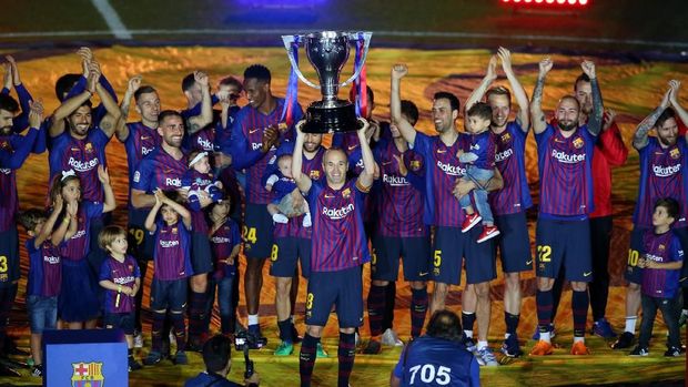 Barcelona yang menjadi juara Liga Spanyol juga bisa menjadi lawan Liverpool di musim depan.