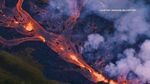 Ngeri! Penampakan Lava Gunung Kilauea dari Ketinggian