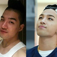 Penampilan Taeyang Bigbang pun sedikit berbeda saat tak mengenakan makeup. Beberapa bekas jerawat terlihat di wajahnya.  Foto: ist.