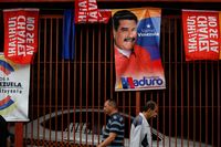 Poster Presiden Venezuela Nicolas Maduro