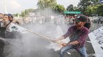 Detik-detik Demo HMI di Depan Istana yang Berakhir Kisruh