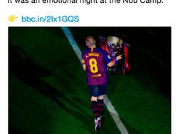Selamat Jalan Iniesta Berkumandang di Medsos