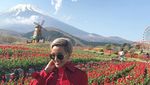 Foto: Gaya Liburan Model Kimmy Jayanti di Jepang
