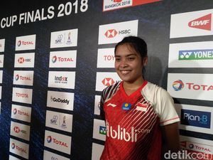 Gregoria Menang karena Main Lepas