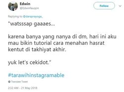 Deretan Cuitan Kocak #TarawihInstagramable