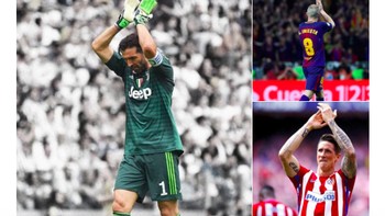 Di samping Iniesta, legenda besar lain juga pergi dari klub mereka bersamaan, yaitu Gianluigi Buffon dan Fernando Torres. Foto: istimewa
