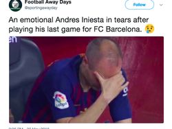 Selamat Jalan Iniesta Berkumandang di Medsos