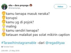 Deretan Cuitan Kocak #TarawihInstagramable