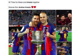 Selamat Jalan Iniesta Berkumandang di Medsos