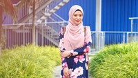 Mantan member F-VE Dolls mantap berhijab pada tahun 2012.  Foto: Dok.Instagram/xolovelyayana
