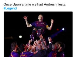 Selamat Jalan Iniesta Berkumandang di Medsos