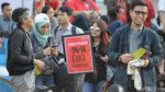 Aksi 20 Tahun Reformasi di Depan Istana