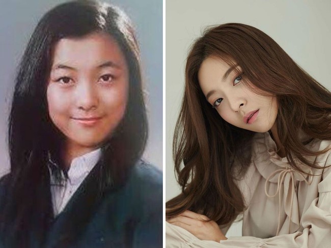 Saat masih duduk di bangku sekolah Luna f(x) terlihat polos dan belum mengerti gaya. Kini penampilannya bikin pangling. Foto: Instagram