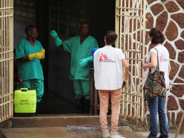 Suasana fasilitas isolasi pasien Ebola di Kongo. (Foto: Reuters) Suasana fasilitas isolasi pasien Ebola di Kongo. (Foto: Reuters)